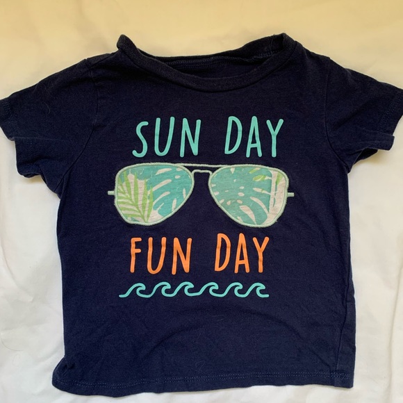 First Impressions 24m summer set - 2 shirts and 1 pair shorts - Picture 2 of 11